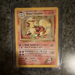 Pokemon Blaine's Arcanine 1/132 Gym Challenge Holo Rare 2000 English Unlimited - Image 1