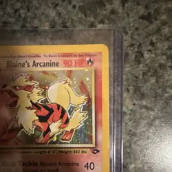 Pokemon Blaine's Arcanine 1/132 Gym Challenge Holo Rare 2000 English Unlimited - Image 3