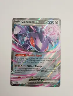Pokemon Genesect ex 067/086 Sv: Black Bolt Holo NM - Image 1