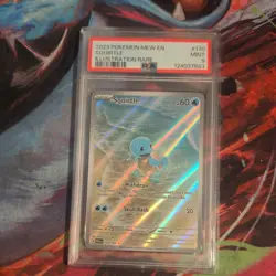 2023 Pokemon 151 Squirtle Illustration Rare PSA9 - Image 1