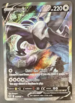 Pokemon TCG Lugia V 186/195 Ultra Rare Full Art Holo 220 HP English 2022 - Image 1