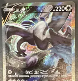 Pokemon TCG Lugia V 186/195 Ultra Rare Full Art Holo 220 HP English 2022 - Image 4