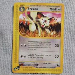 Pokemon Skyridge 42/144 Persian - Uncommon - Damaged - Image 1