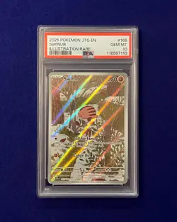 PSA 10 Swinub #165 Journey Together 2025 Pokemon GEM MINT - Image 1