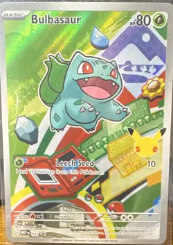 The Pokemon Company Bulbasaur 143/142 Sv07 Stellar Crown Holo IR Basic 70 HP - Image 1