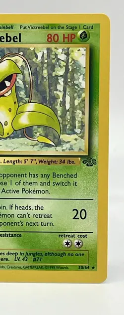 Victreebel 30/64 Jungle Set 1999 Vintage Rare Pokemon TCG Non Halo LP - Image 3