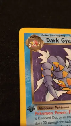 Dark Gyarados Holo 8/82 - 1st Edition Pokemon Team Rocket - Image 2