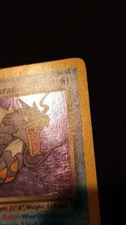 Dark Gyarados Holo 8/82 - 1st Edition Pokemon Team Rocket - Image 5