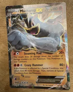 Pokemon TCG Machamp EX XY108 XY Promos Holo Promo 180 HP English NM/LP Condition - Image 1