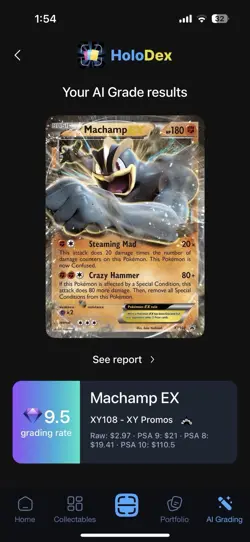 Pokemon TCG Machamp EX XY108 XY Promos Holo Promo 180 HP English NM/LP Condition - Image 3