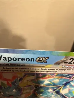 Pokemon Vaporeon ex Double Rare SV: Prismatic Evolutions 023/131 NM - Image 3