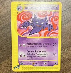 Pokemon Haunter 80/165 Expedition Base Set Regular Uncommon Stage 1 e-Reader - Image 1