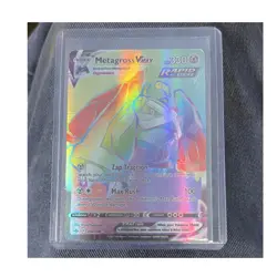 Pokemon TCG Metagross VMAX 208/198 Chilling Reign Secret Rare Full Art Holo - Image 1