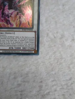 RA05-EN044 Scarred Dragon Archfiend Secret Rare 1st Ed YuGiOh - Image 5