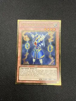 Yu-Gi-Oh! Thunder King Rai-Oh (NM) 1st Edition PGLD-EN075 Gold Rare - Image 3