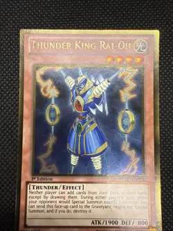 Yu-Gi-Oh! Thunder King Rai-Oh (NM) 1st Edition PGLD-EN075 Gold Rare - Image 5