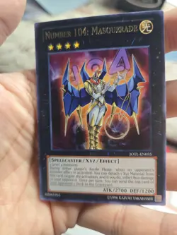 Number 104: Masquerade JOTL-EN055 Judgment of the Light Yu-Gi-Oh Unlimited LP - Image 2