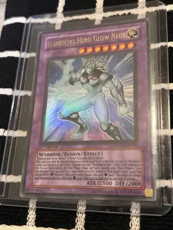 Yu-Gi-Oh! Ultra Rare Holo Elemental HERO Glow Neos STON-EN036 1st Edition - Image 1