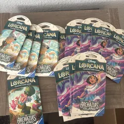 (LOT OF 17) Disney Lorcana Archazias Island Sleeved Booster Pack - Image 1