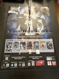 Union Arena Solo Leveling Release Event Poster - Image 1