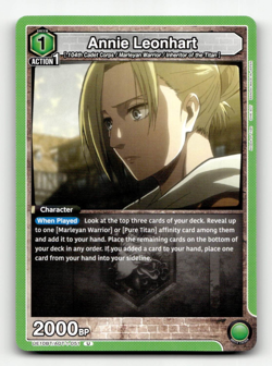 Union Arena Annie Leonhart (051) - UE10BT: Attack on Titan - Image 1