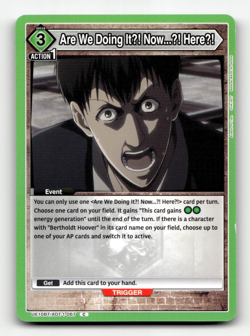 Union Arena Are We Doing ItU! Now...U! HereU! - UE10BT: Attack on Titan - Image 1