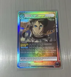 Union Arena: Attack on Titan - Eren Jaeger - Rare Foil - UE10BT/AOT-1-027 - Image 1