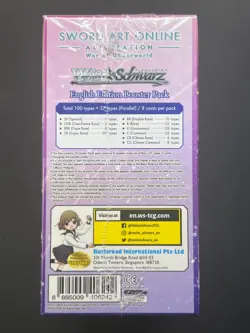 Weiss Schwarz Sword Art Online Alicization War of Underworld Vol 2. Booster Box 8885009406242 - Image 3