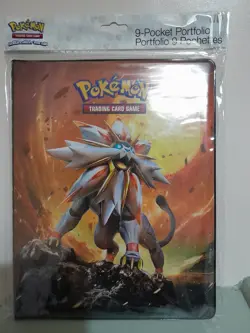 Pokemon Sun & Moon Solgaleo 9 Pocket Page Portfolio Album Binder Card Protect - Image 2