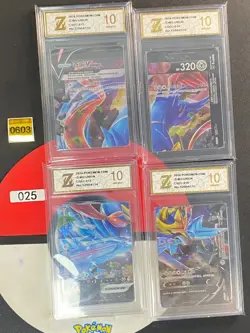 Pokemon S-Chinese Cards Zacian V-UNION SR CSEC-013,014,015,016 Card Grade10 0603 - Image 1