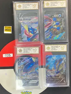 Grade10 Greninja V-union Promo CSEC001-CSEC004 Combination Set Pokemon Card 0601 - Image 1
