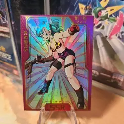 BULMA - Dragon Ball Super Heroes TCG CARD GAME - Serie 5 Holo SSR SUPER RARE - Image 1