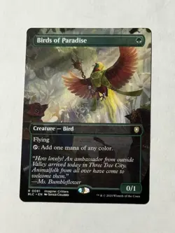 Birds of Paradise NON-FOIL BLC 0081 (MTG Bloomburrow 2024) - Image 1