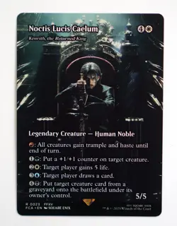 Noctis Lucis Caelum Kenrith the King #23 New Extended Art Final Fantasy MTG - Image 1
