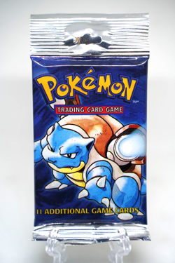 21.65g Pokemon Base Set Booster Pack Unlimited Blastoise WOTC TCG Vintage Sealed - Image 2