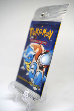 21.65g Pokemon Base Set Booster Pack Unlimited Blastoise WOTC TCG Vintage Sealed - Image 4