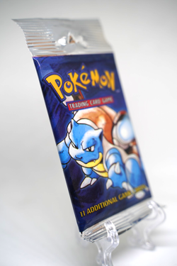 21.65g Pokemon Base Set Booster Pack Unlimited Blastoise WOTC TCG Vintage Sealed - Image 5