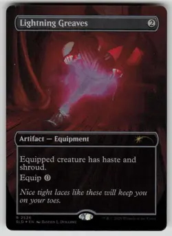 Lightning Greaves (2526) Holo Rare Secret Lair Drop Series 2526 MTG Near Mint - Image 1