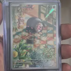 Pokemon Lechonk SV03: Obsidian Flames 209/197 Illustration Rare Holo 60 HP 2023 - Image 1