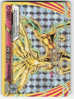 Xerneas BREAK 82/114 Rare BREAK Steam Siege Pokemon LP - Image 1