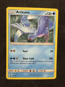 Pokemon TCG - Articuno SM144 Sun & Moon Black Star Promo - Rare Holo B - Image 1