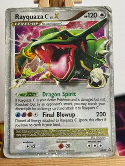 Rayquaza C LV. X DP47 Blackstar Promo Deutsch Poor Pokemon - Image 1