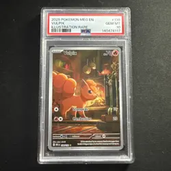 PSA 10 | 2025 POKEMON MEG EN-MEGA EVOLUTION ILLUSTRATION RARE #138 VULPIX - Image 1