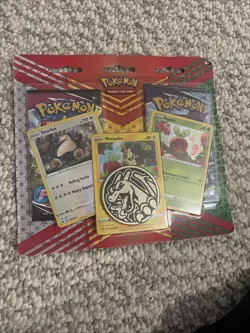 Pokemon TCG: Snorlax, Morpeko & Applin Cards with 2 Booster Packs & Coin 820650809842 - Image 1