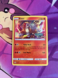 Entei - SM219 - Pokemon TCG - BLACK STAR PROMO - Prerelease Stamped - NM - Image 1