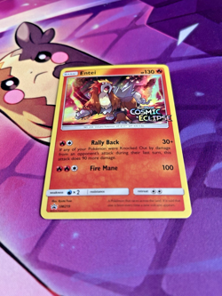 Entei - SM219 - Pokemon TCG - BLACK STAR PROMO - Prerelease Stamped - NM - Image 3