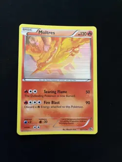 Moltres 22/113 MINT/NM Pokemon Cards Legendary Treasures Holo Rare - Image 1