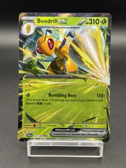 Beedrill ex - 003/086 - ME04: Chaos Rising Double Rare Pokemon TCG English - Image 1