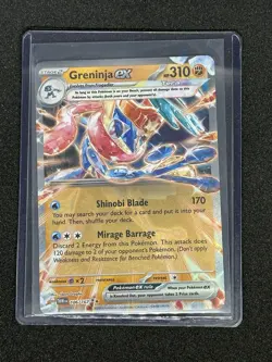 Greninja ex 106/167 Double Rare Foil Twilight Masquerade Pokemon TCG Mint NM - Image 1