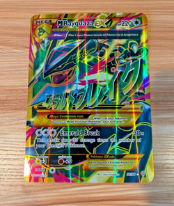 Jumbo Pokemon M Rayquaza EX Full Art Holo Ultra Rare 98/98 XY Ancient Origins - Image 1